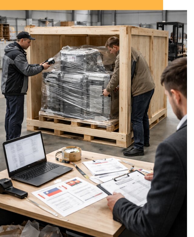 Доставка промышленного оборудования из США от 67587 руб