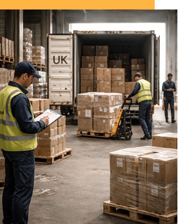 Доставка грузов из Великобритании с таможенным оформлением от 12998