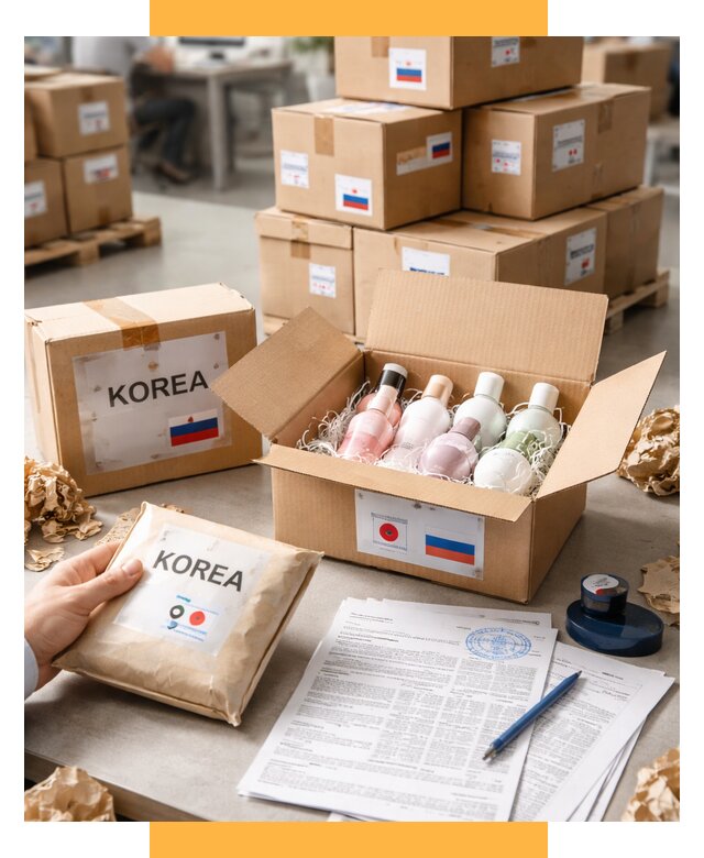 Доставка косметики из Кореи от 8838 р. под ключ | СетСервис-Нвг