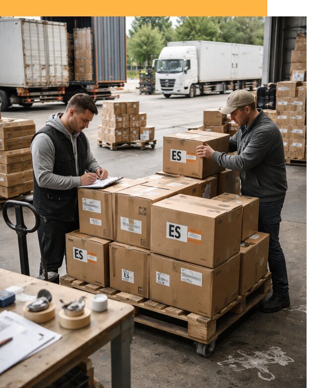 Доставка грузов в Испанию автотранспортом от 36393 руб