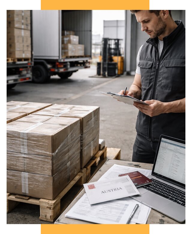 Доставка в Австрию от 67587 р. Логистика и экспорт СетСервис-Нвг