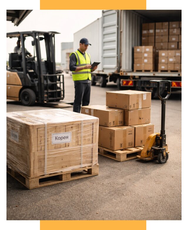 Доставка грузов в Корею из России от 36393 р. | СетСервис-Нвг